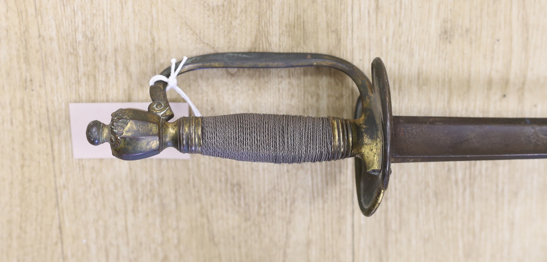 A 1796 pattern Infantry officer’s sword, 99cm long